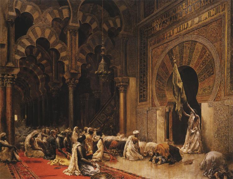 Edwin Lord Weeks Interior of the Mosque of Cordoba. Sweden oil painting art